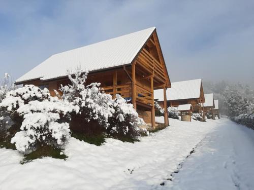 Domki w Bieszczadach Zimą